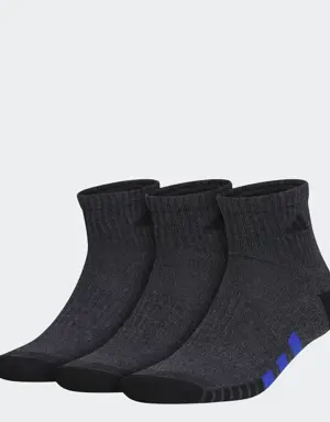 Adidas Cushioned Color Quarter Socks 3 Pairs
