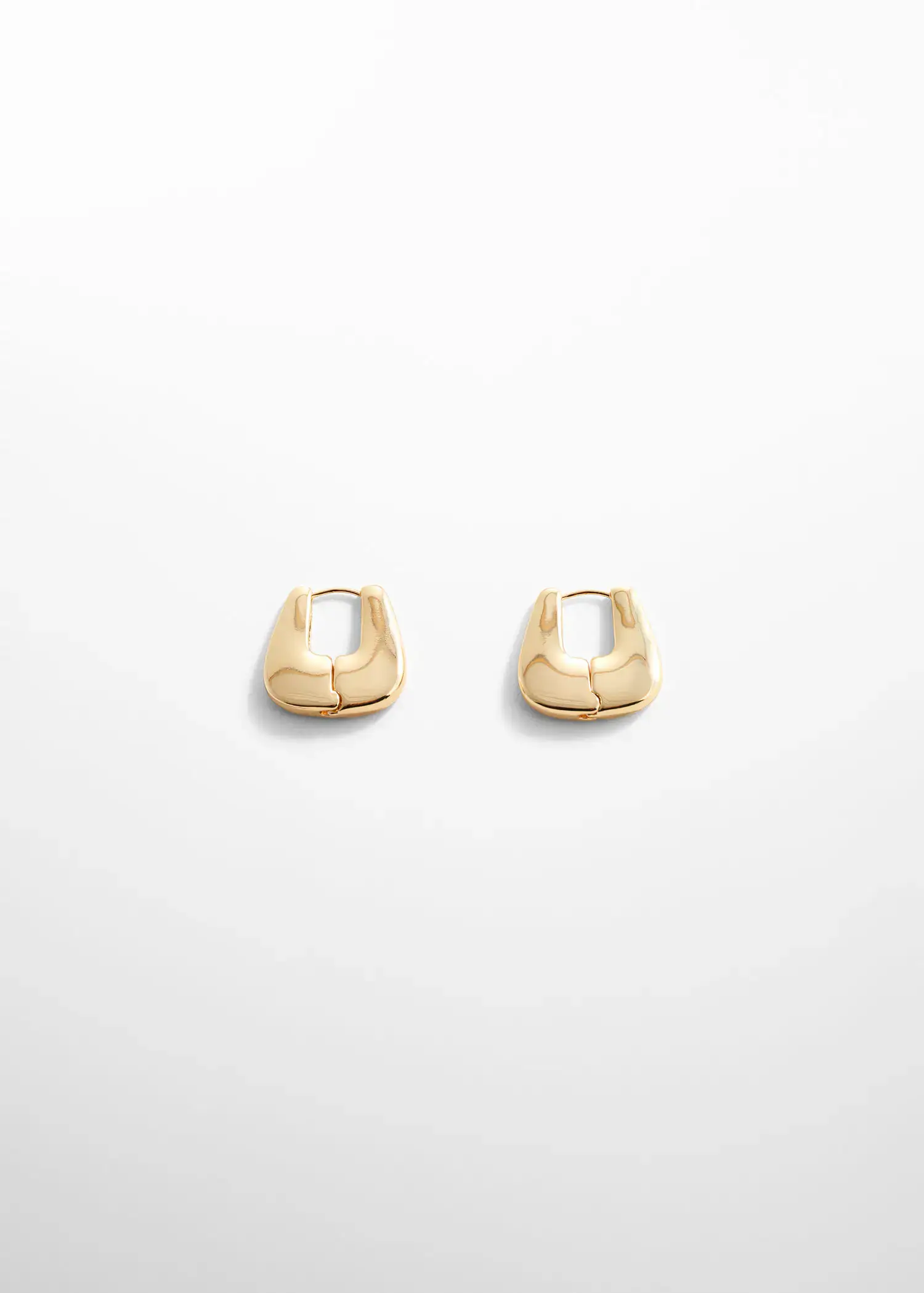 Mango Geometric hoop earrings. 1