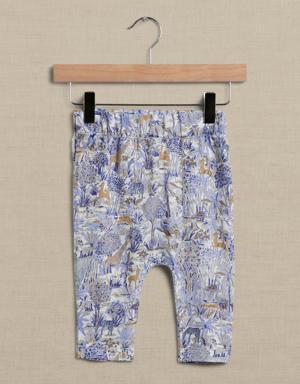 Linen Pant for Baby + Toddler blue
