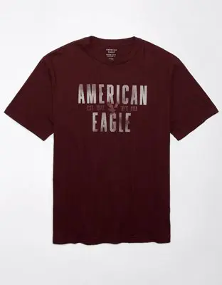 American Eagle Logo Graphic T-Shirt. 1