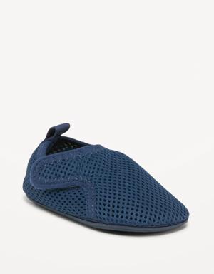 Old Navy Unisex Mesh Swim Shoes for Baby blue