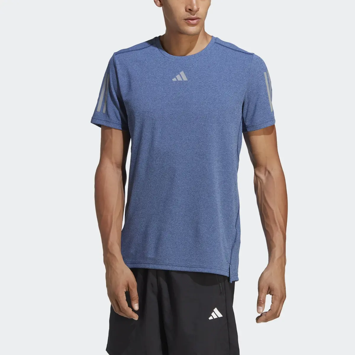 Adidas Own the Run Heather T-Shirt. 1