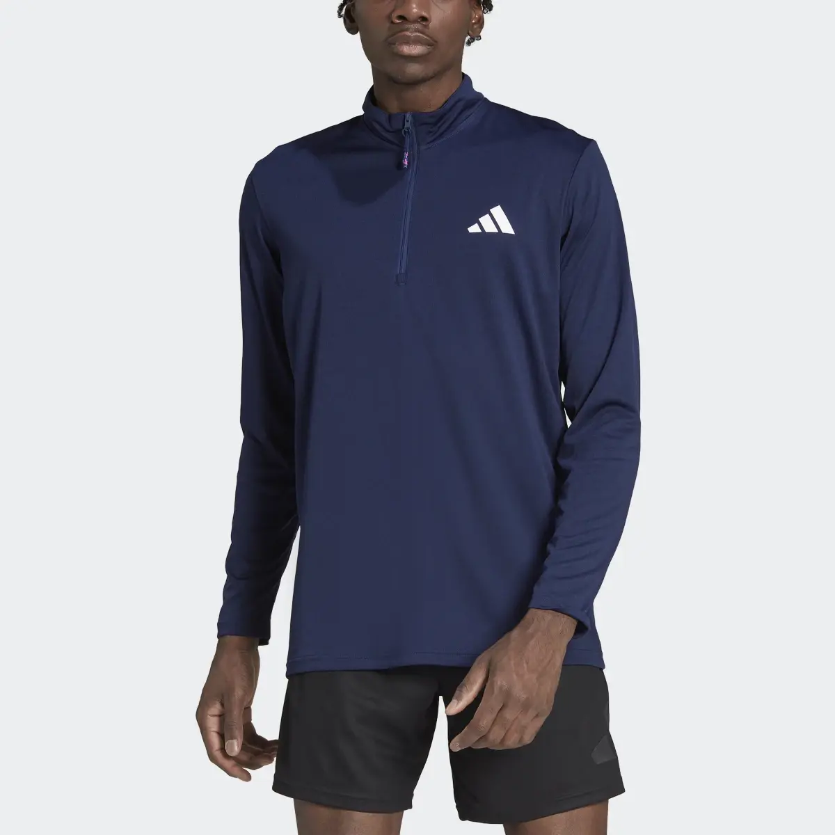 Adidas Camiseta manga larga Train Essentials Seasonal Training 1/4-Zip. 1