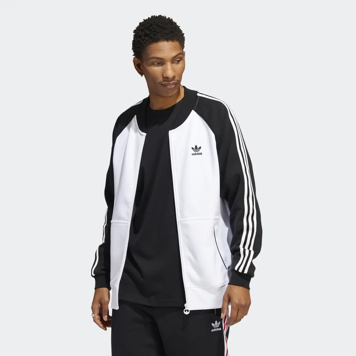 Adidas SST Fleece Track Top. 2