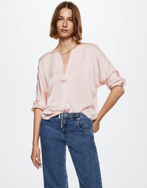 Lace flowy blouse
