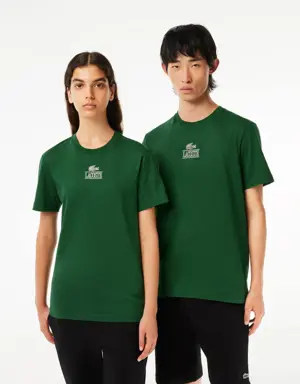 Lacoste Unisex Regular Fit Cotton Jersey Branded T-Shirt