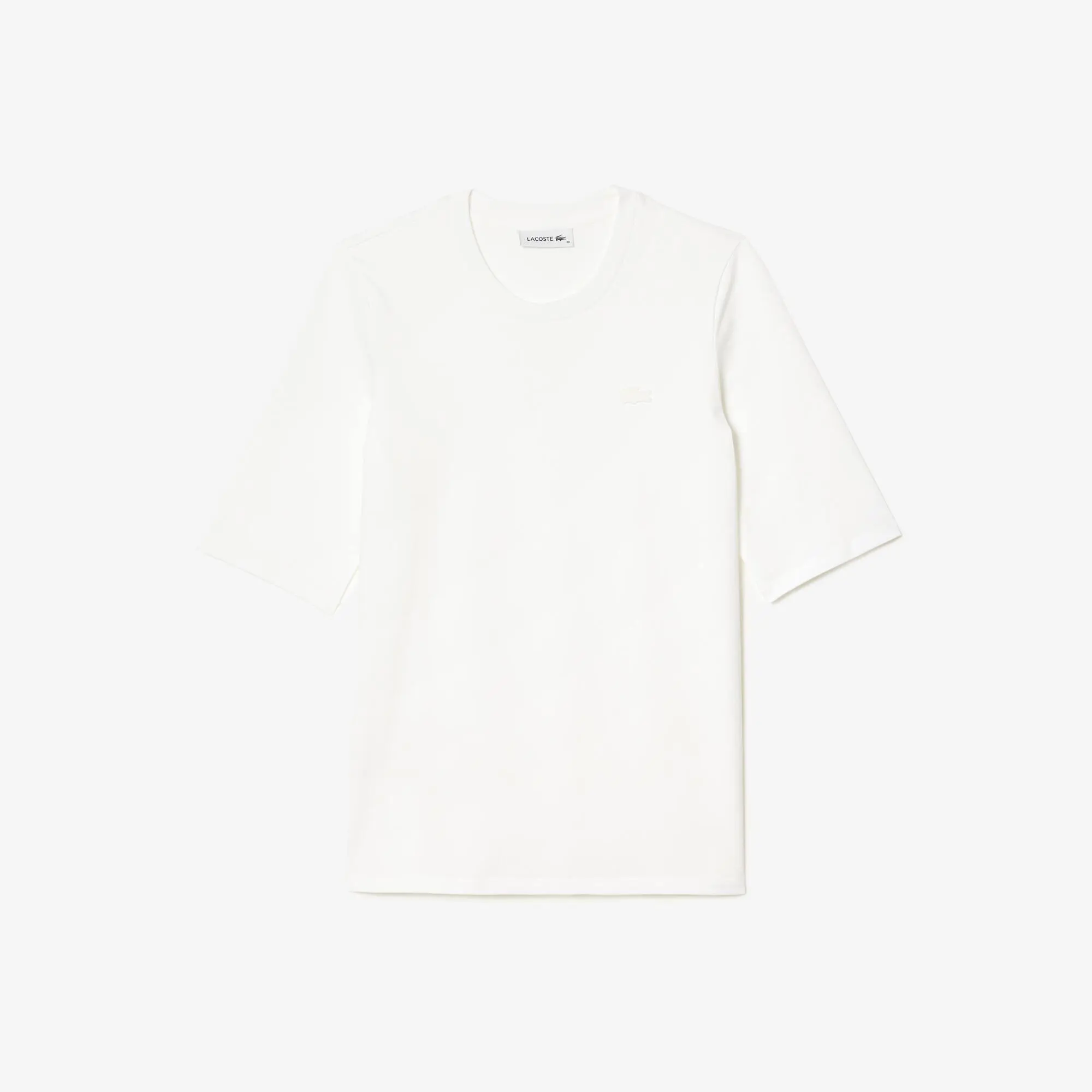 Lacoste Camiseta de mujer en algodón con cuello redondo. 2