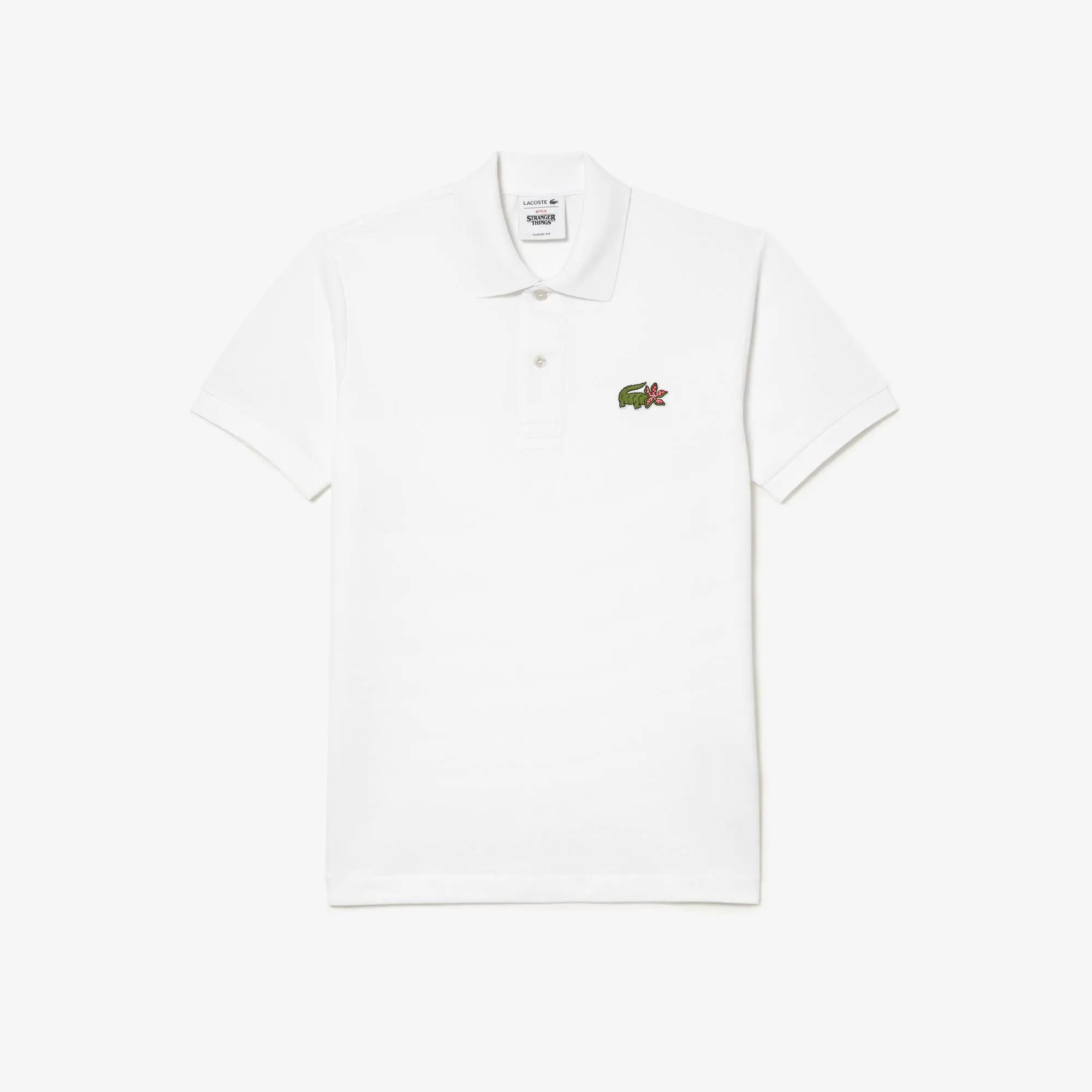 Lacoste Men’s Lacoste x Netflix Organic Cotton Polo Shirt. 2 Lacoste Men’s Lacoste x Netflix Organic Cotton Polo Shirt. 2