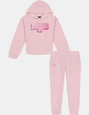 Little Girls' UA Reset Logo Hoodie