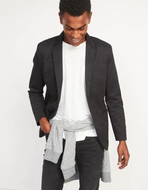 Twill Built-In Flex Blazer for Men black