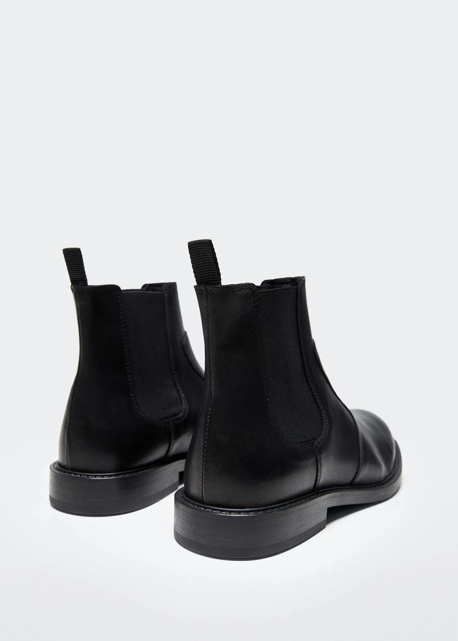 Mango Leather Chelsea ankle boots. 1