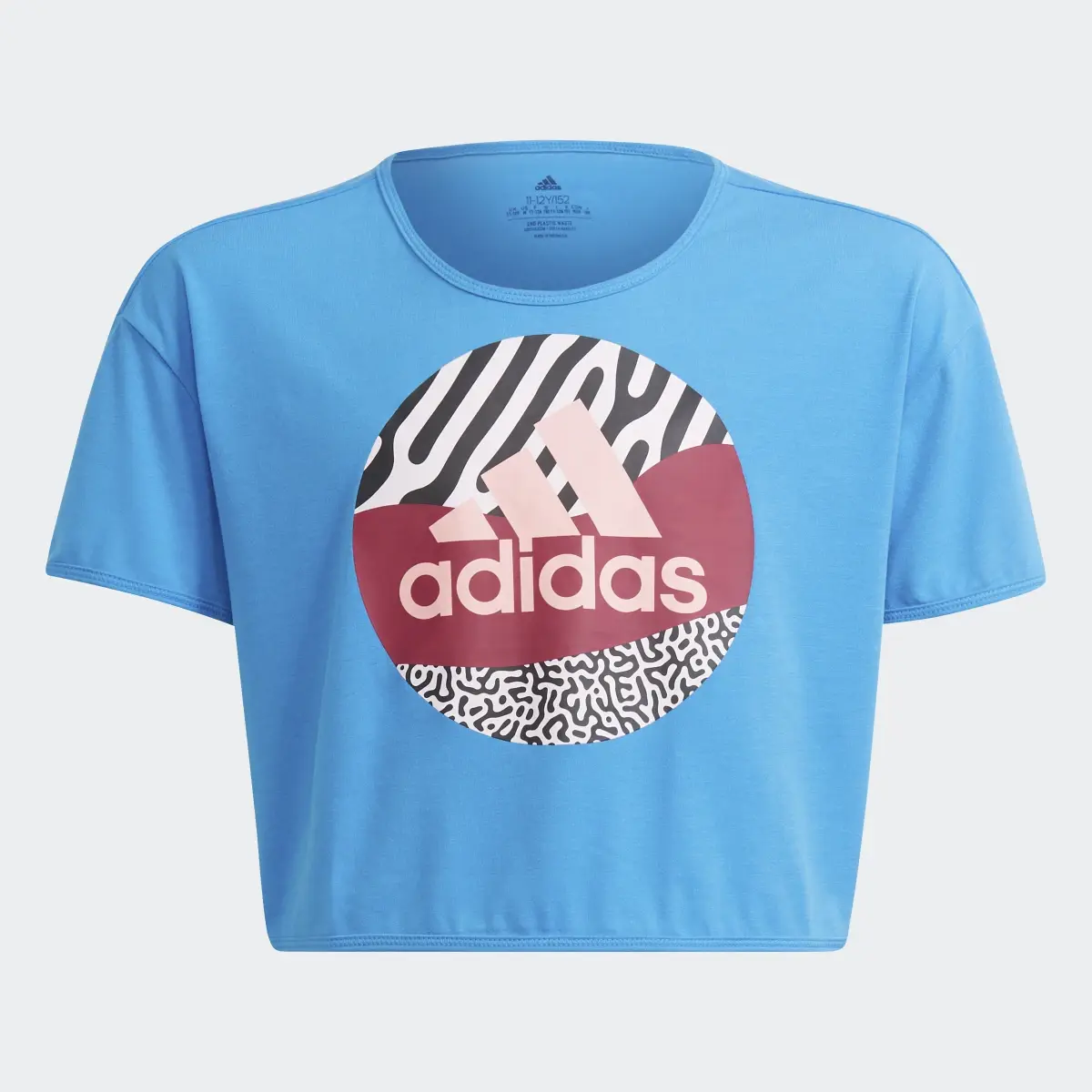 Adidas T-shirt AEROREADY Power Training Cropped Logo. 1