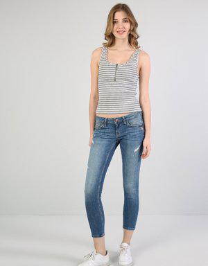 Colins 757 Sally Süper Düşük Bel Dar Paça Super Slim Fit Jean Kadın Jean Pantolon. 3 Colins 757 Sally Süper Düşük Bel Dar Paça Super Slim Fit Jean Kadın Jean Pantolon. 3