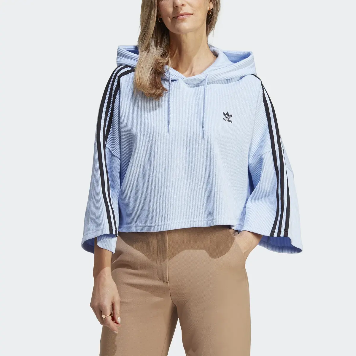 Adidas Crop Hoodie. 1