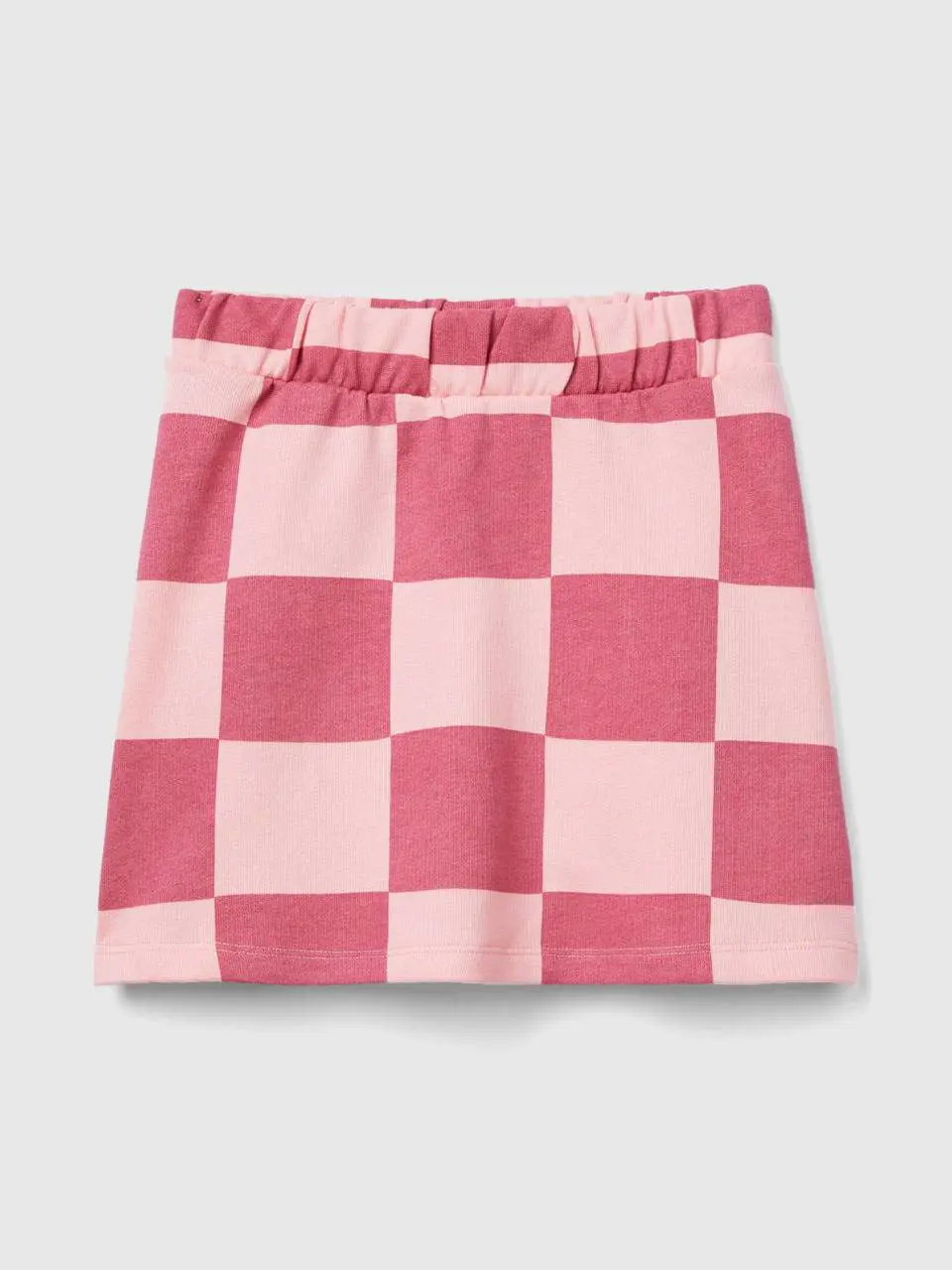 Benetton checkered mini skirt. 1