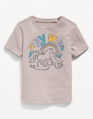 Short-Sleeve Graphic T-Shirt for Toddler Girls pink