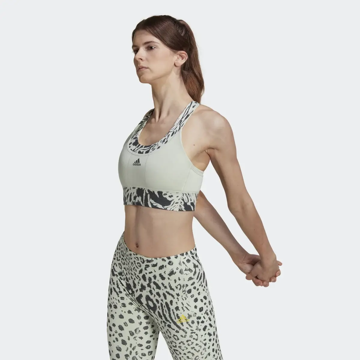 Adidas Running Medium-Support Print Bra. 2