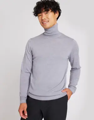 Lightweight Turtleneck Merino Sweater
