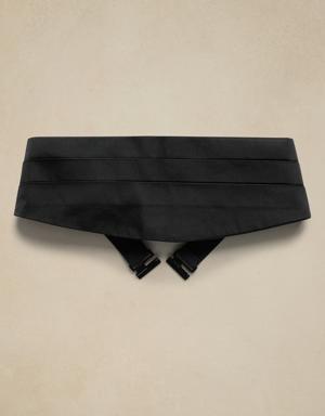 Silk Cummerbund black