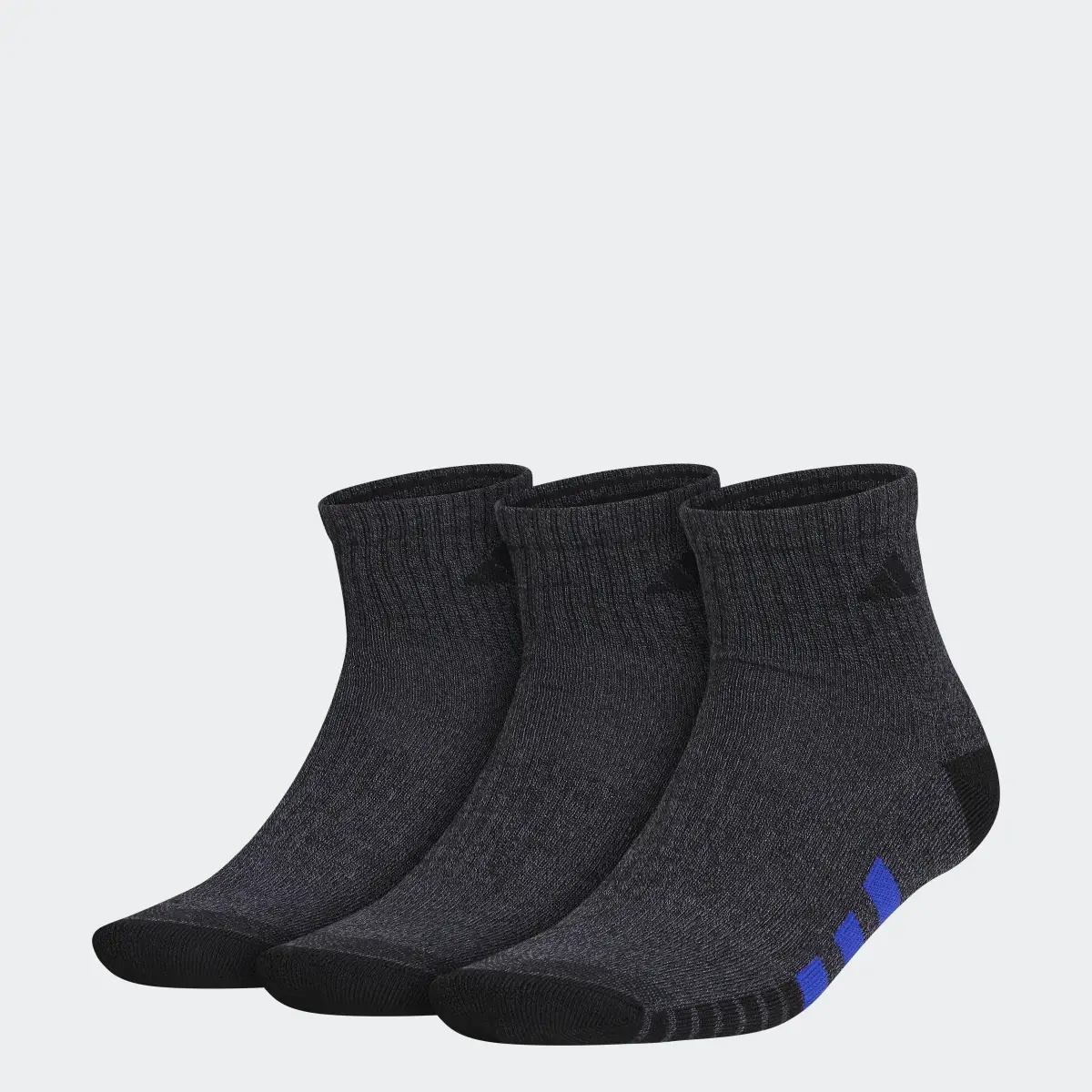 Adidas Cushioned Color Quarter Socks 3 Pairs. 1