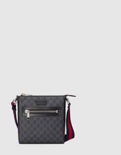 GG Black small messenger bag