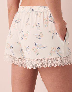 Super Soft Lace Trim Shorts
