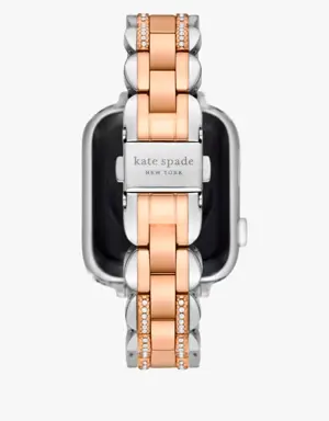 Two-tone Stainless Steel 38-45mm Band For Apple Watch®