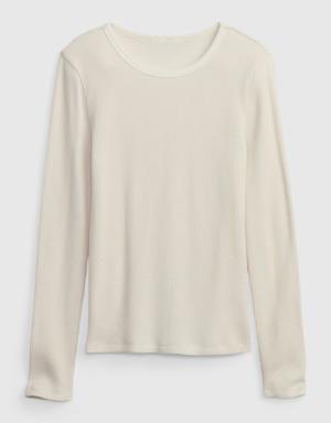 Gap Kids Waffle T-Shirt beige