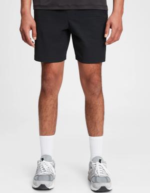 7" GapFit Active Shorts with E-Waist black
