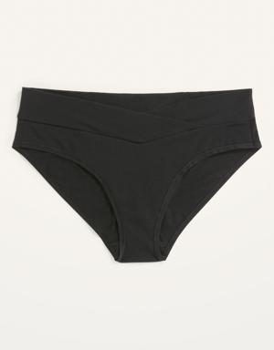 Old Navy Maternity Low Panel Jersey Bikini Underwear black