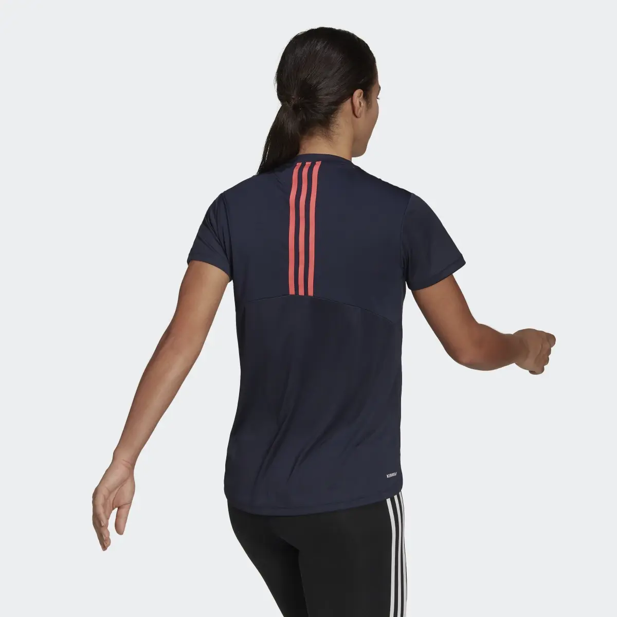 Adidas AEROREADY Designed 2 Move 3-Stripes Sport Tişört. 3