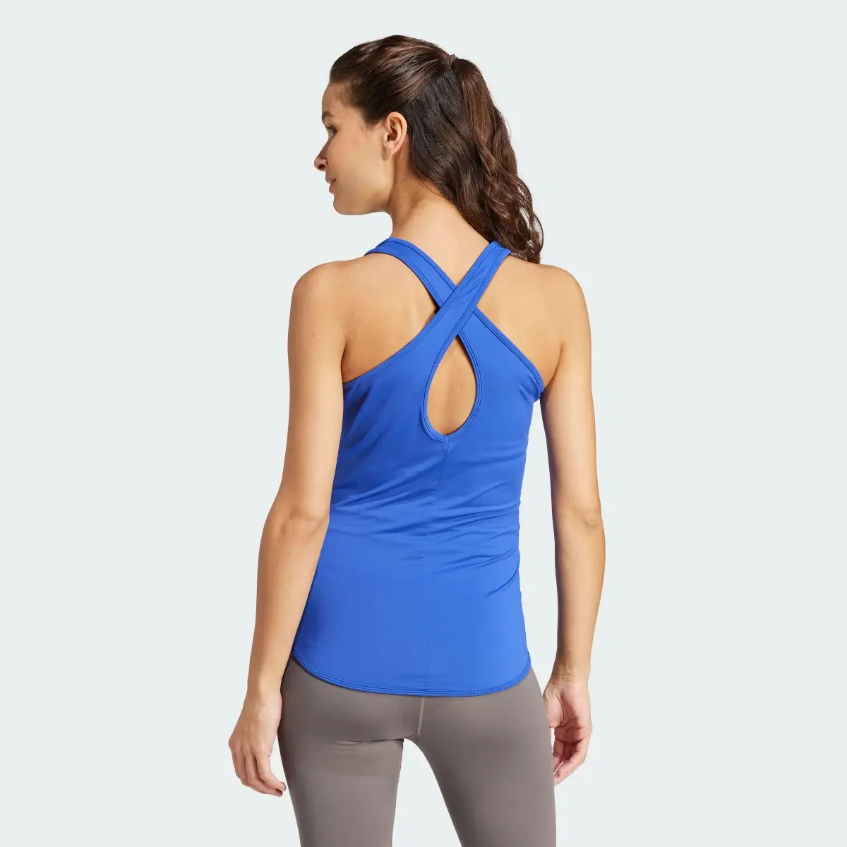 Adidas AEROREADY Train Essentials Slim-Fit Tank Top (Maternity). 3