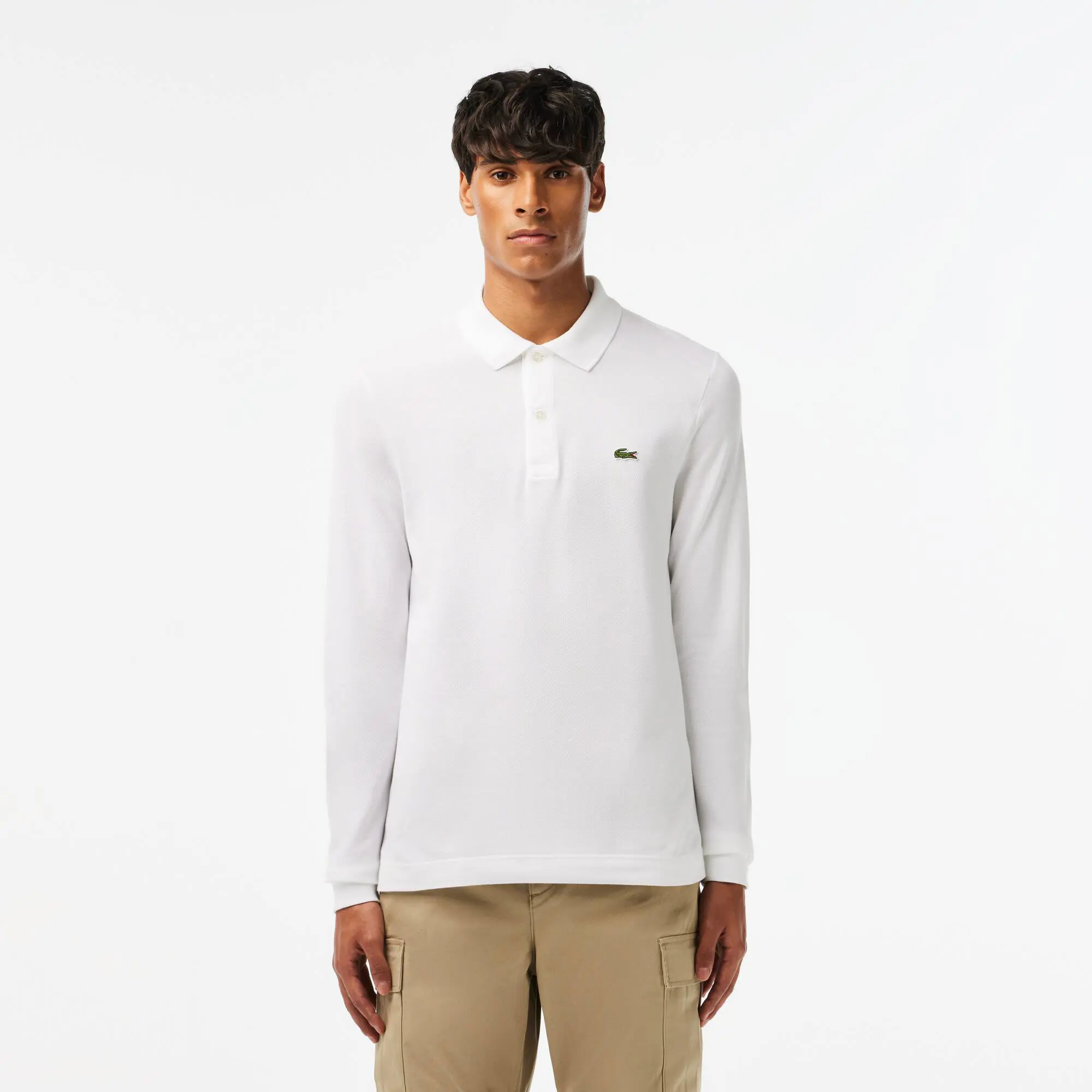 Lacoste Original L.12.12 Slim Fit Long Sleeve Polo Shirt. 1