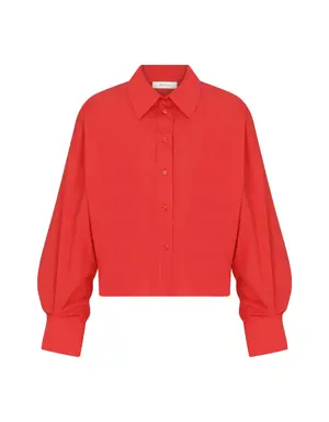 Long Sleeve Red Shirt - 4 / Red