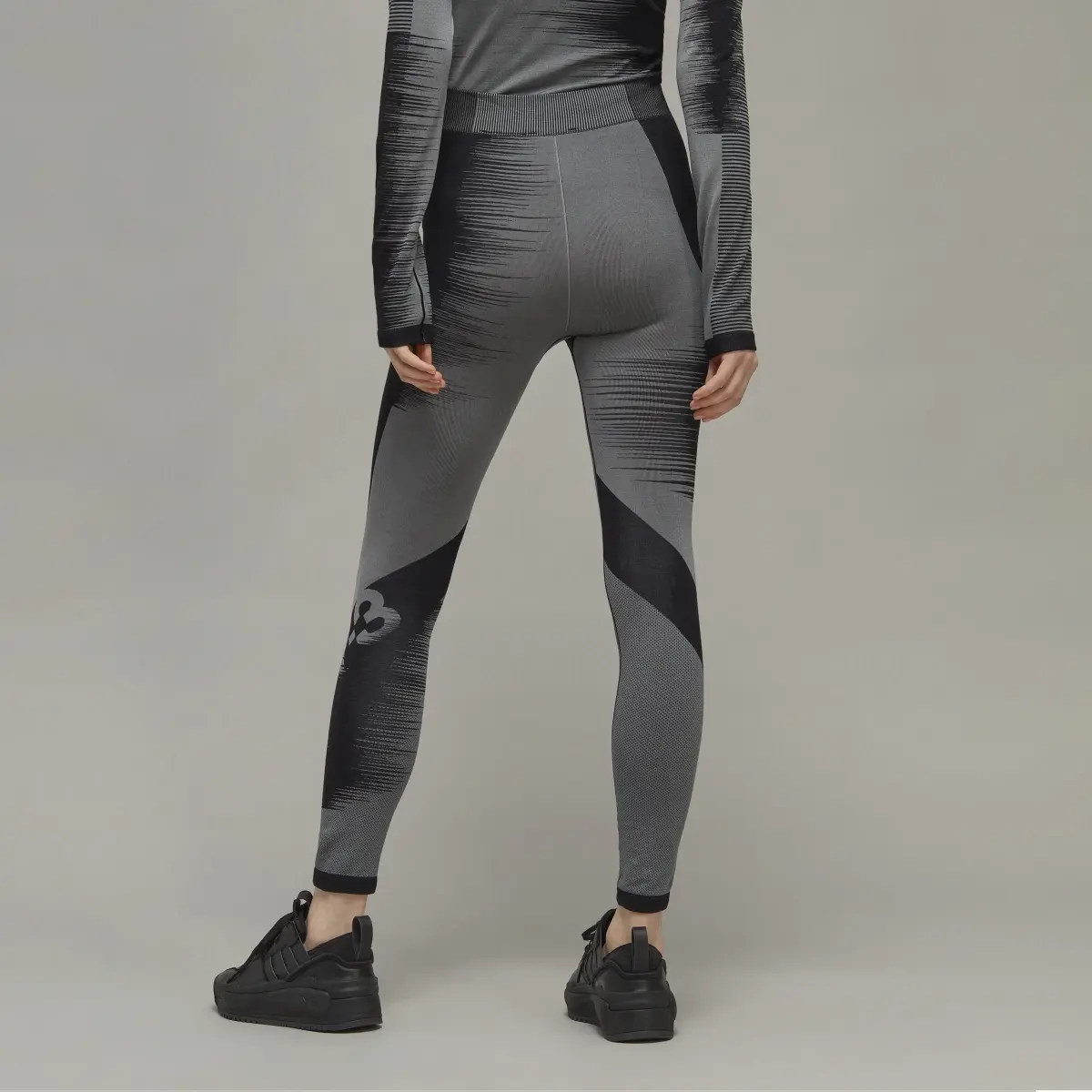 Adidas Y-3 Engineered Knit Leggings. 3