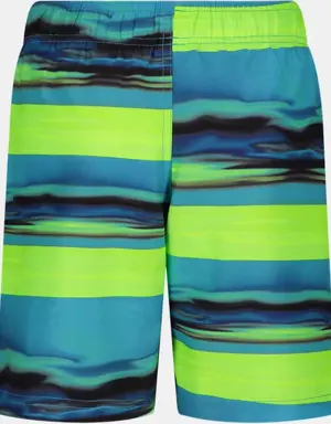 Little Boys' UA Serenity Stripe Swim Volley Shorts