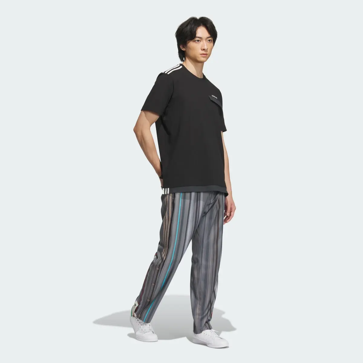 Adidas Pantaloni Song for the Mute Allover Print (Neutral). 3