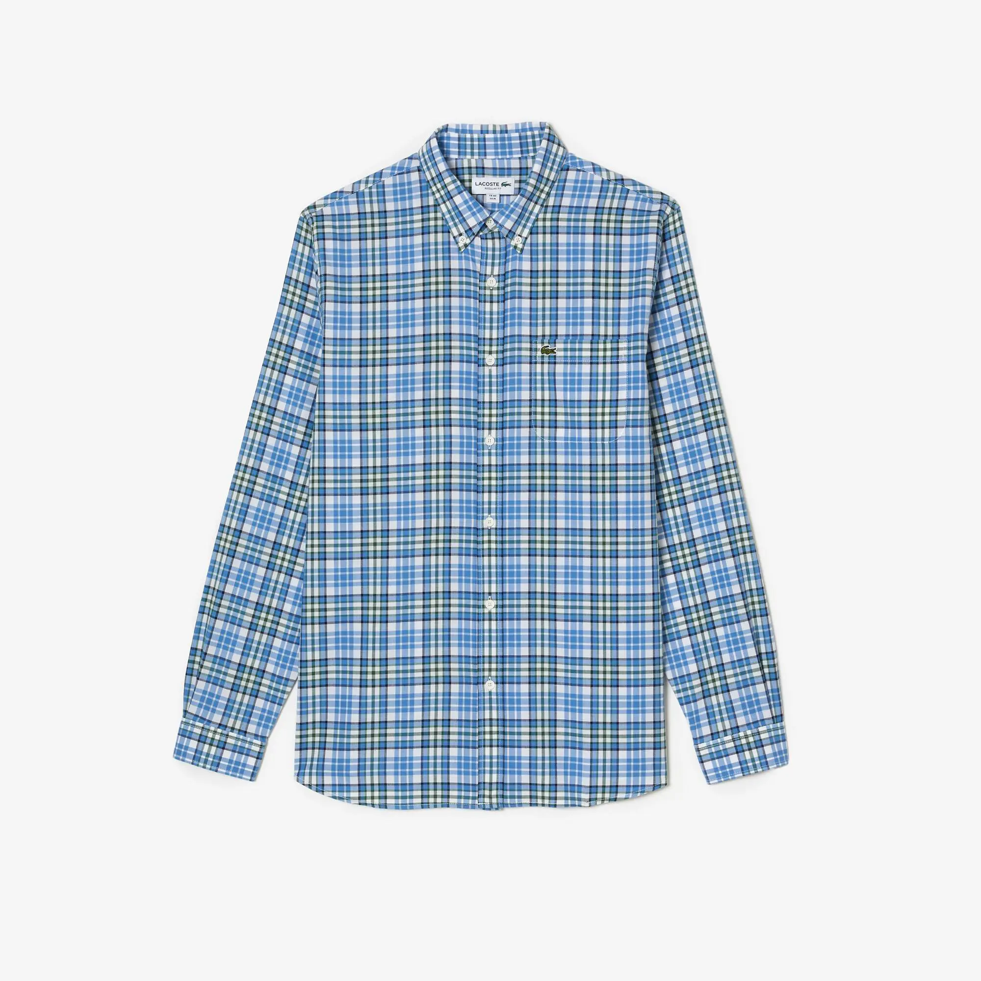 Lacoste Men’s Lacoste Organic Cotton Check Shirt. 2