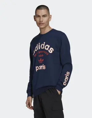 Paris Collegiate City Crew Sweatshirt