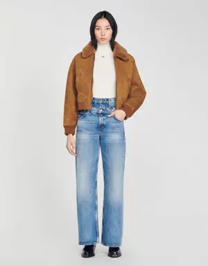 Double-belted jeans