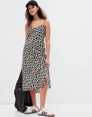 Gap Midi Slip Dress black