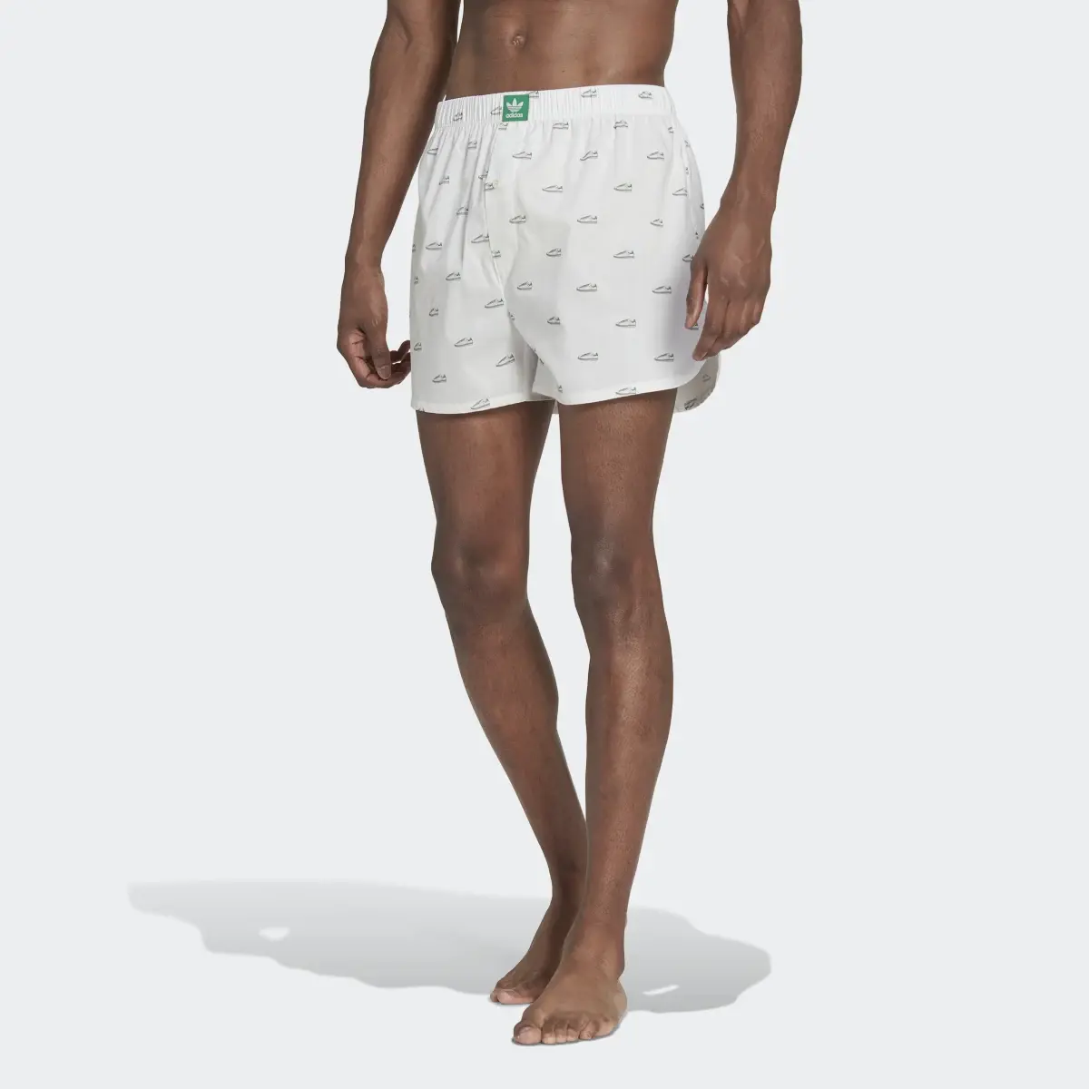 Adidas Comfort Core Cotton Icon Woven Boxer Underwear. 1