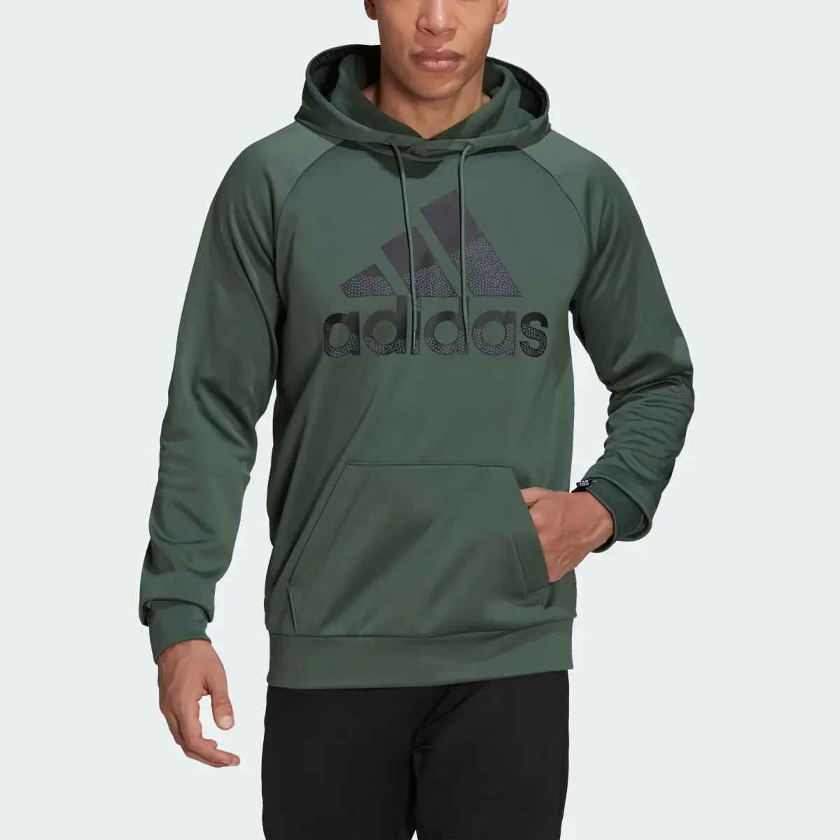 Adidas Sweat-shirt à capuche AEROREADY Game and Go Big Logo. 1
