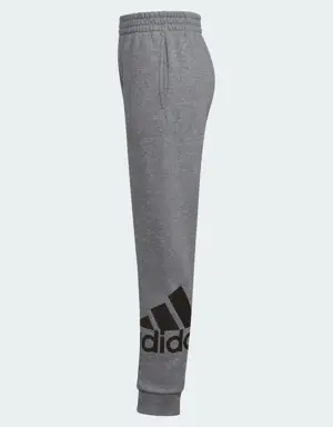 Elastic Waistband Essential 3-Stripe Fleece Jogger