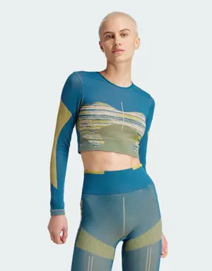 Camiseta manga larga adidas by Stella McCartney TrueStrength Seamless Yoga