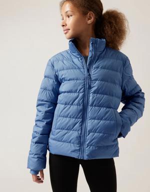 Athleta Cool Days Down Jacket blue