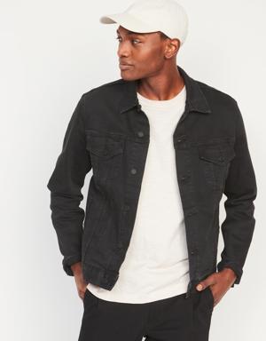 Built-In Flex Black Jean Jacket for Men black