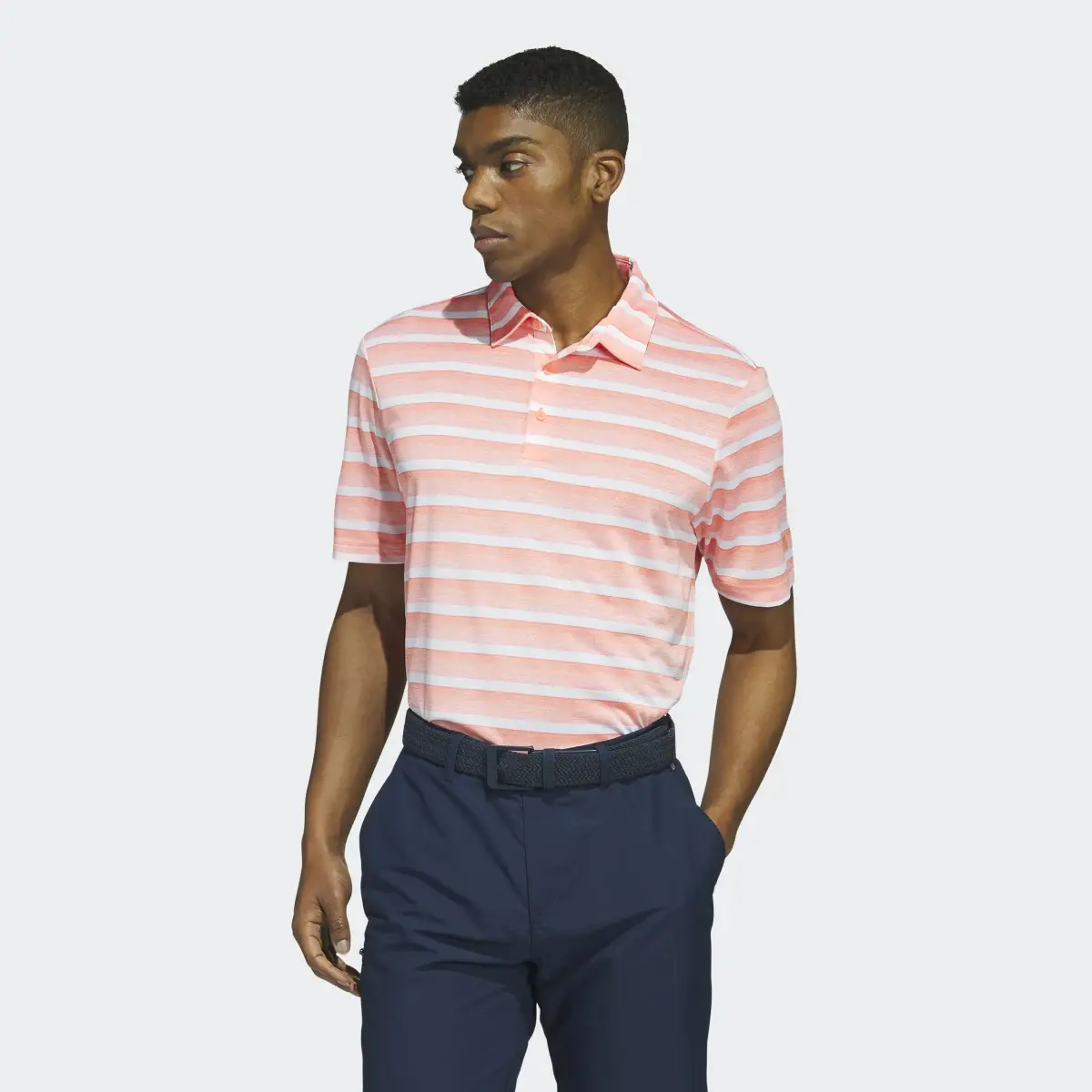 Adidas Polo Two-Color Striped. 2