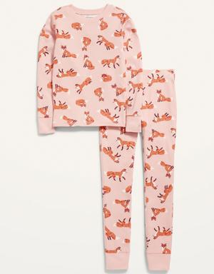 Old Navy Gender-Neutral Graphic Snug-Fit Pajama Set for Kids multi