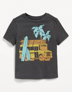 Old Navy Unisex Short-Sleeve Graphic T-Shirt for Toddler black